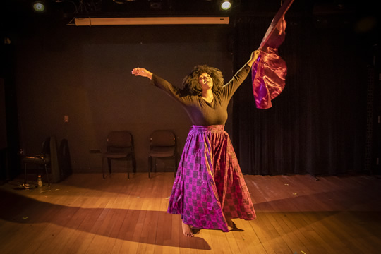 dancer on stage