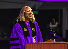 Heather Headley addresses the 2025 graduates