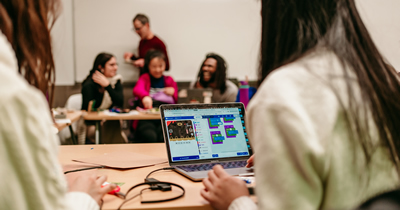 Students in a classroom