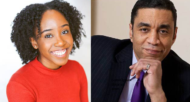 Felicia Oduh and Harry Lennix