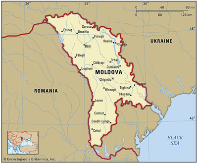 Moldova map