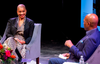 Professor, author, archivist, and film historian Jacqueline Stewart  in conversation with Dean E. Patrick Johnson.